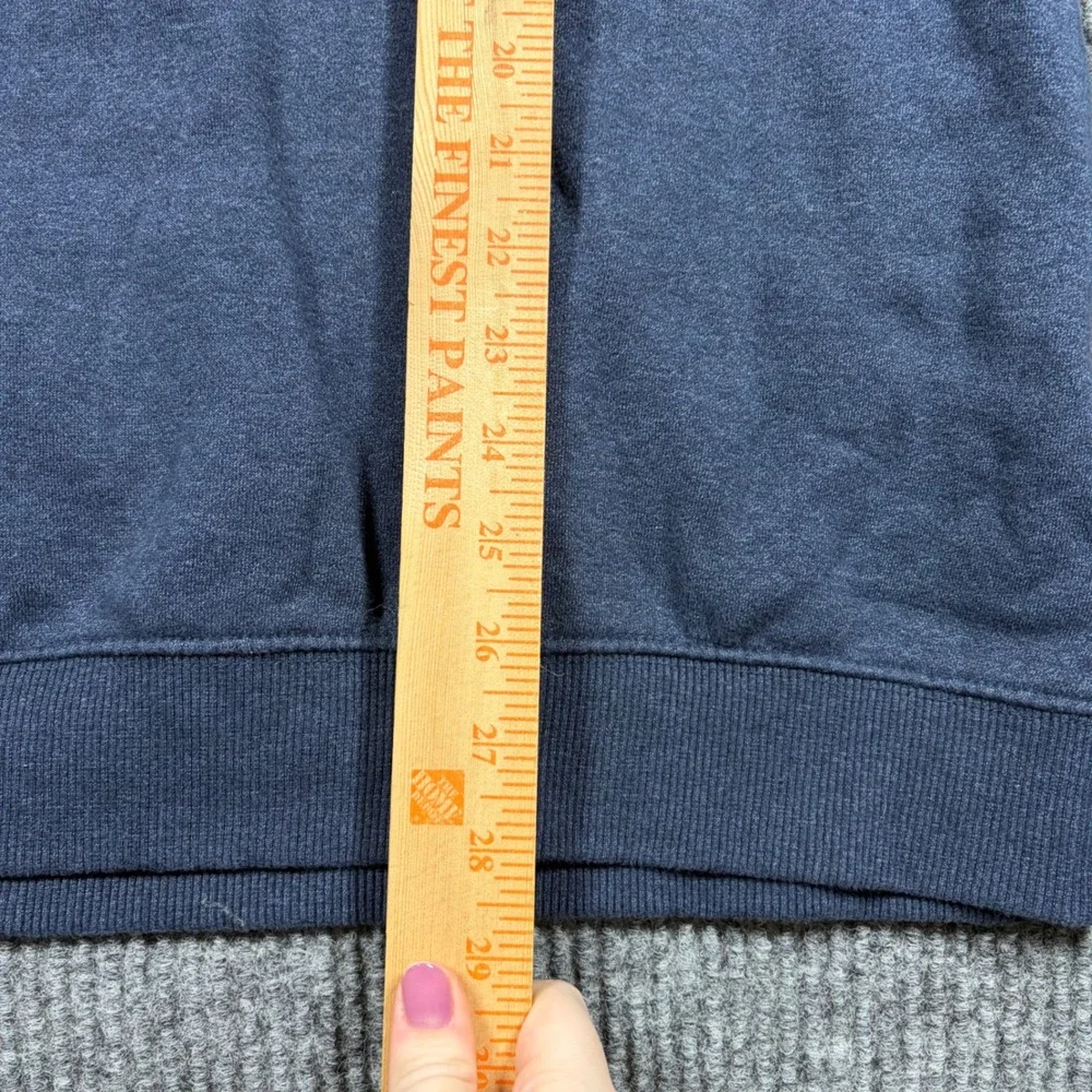 IZOD Pullover Mens XXL Advantage Performance Quarter Zip Blue Tan Orange Stripe